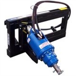 View the John Berends Implements Front End Loader Planetary Post Hole Digger